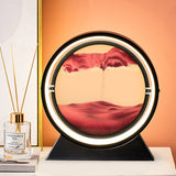 3D Hourglass Creative Quicksand Table Lamp